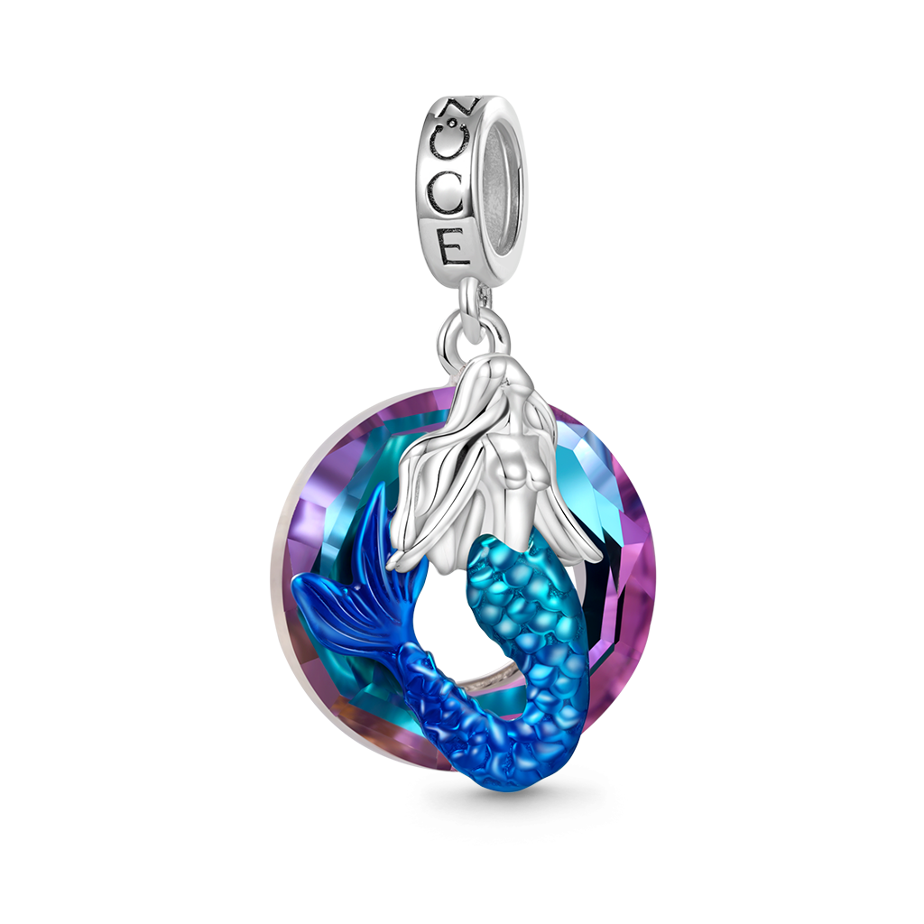 Gnoce Ring of Angels Mermaid Pendant Dangle Charm_1