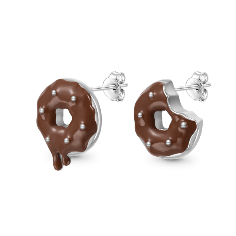 Gnoce Irregular Donut Stud Earrings_2