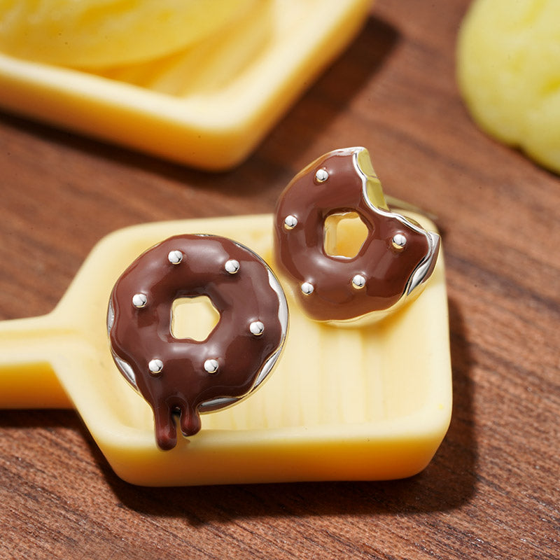 Gnoce Irregular Donut Stud Earrings_3