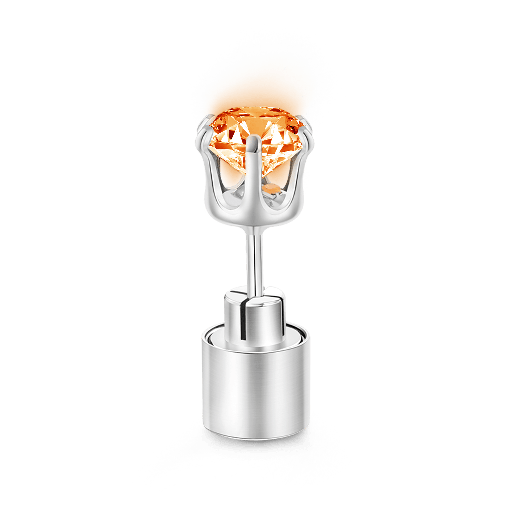 Gnoce Orange Party Light-up LED Stud Earring_2