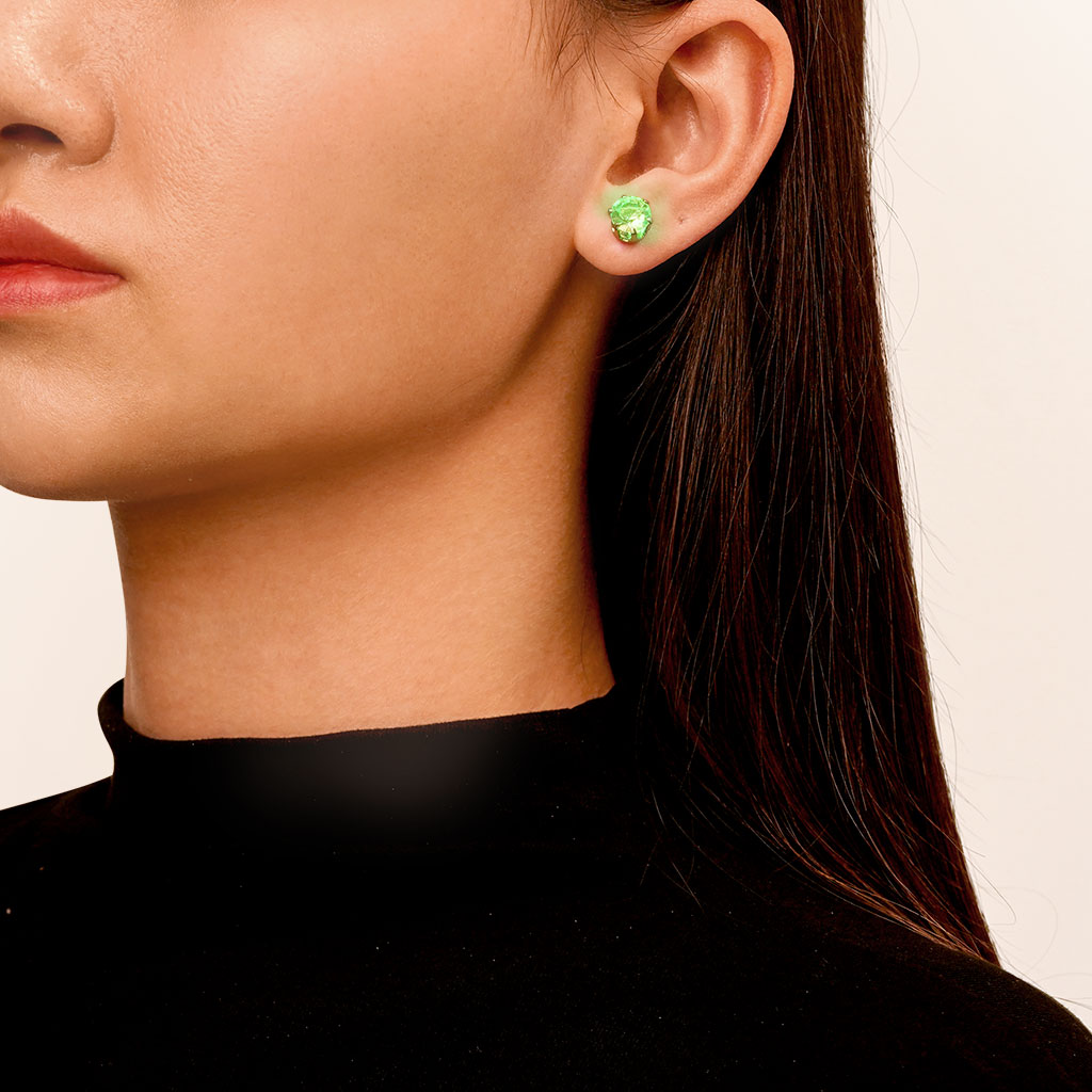 Gnoce Green Party Light-up LED Stud Earring_6