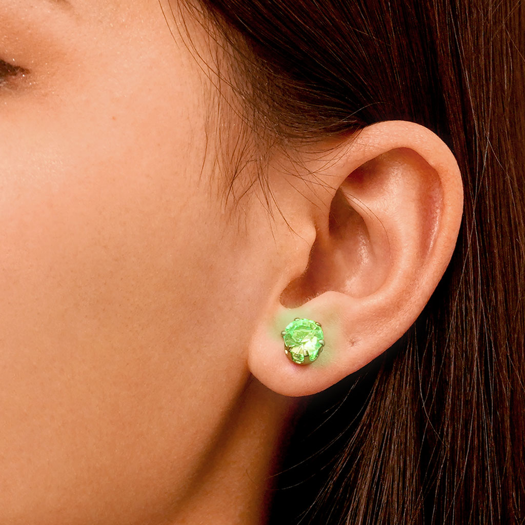 Gnoce Green Party Light-up LED Stud Earring_7