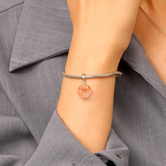 Gnoce Chalcedony Cat Claw Pendant Dangle Charm_6