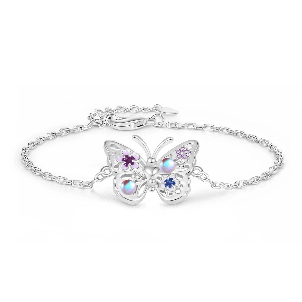 Gnoce Adjustable Flying Butterfly Bracelet_1