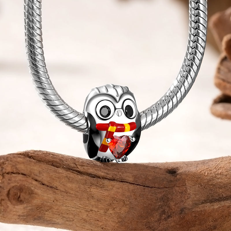Gnoce Wise Owl Embraces Heart Gem Charm_3