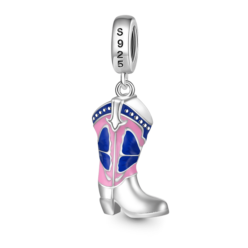 Gnoce Western Boot Pendant Dangle Charm_2