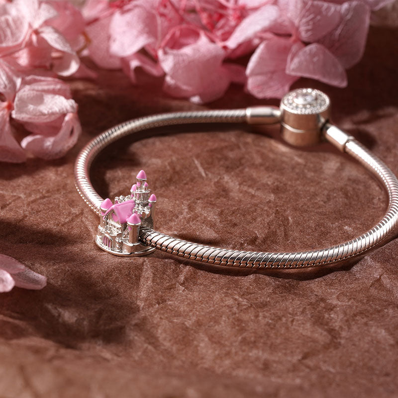 Gnoce Pink Fantasy Castle Happy Family Charm_3