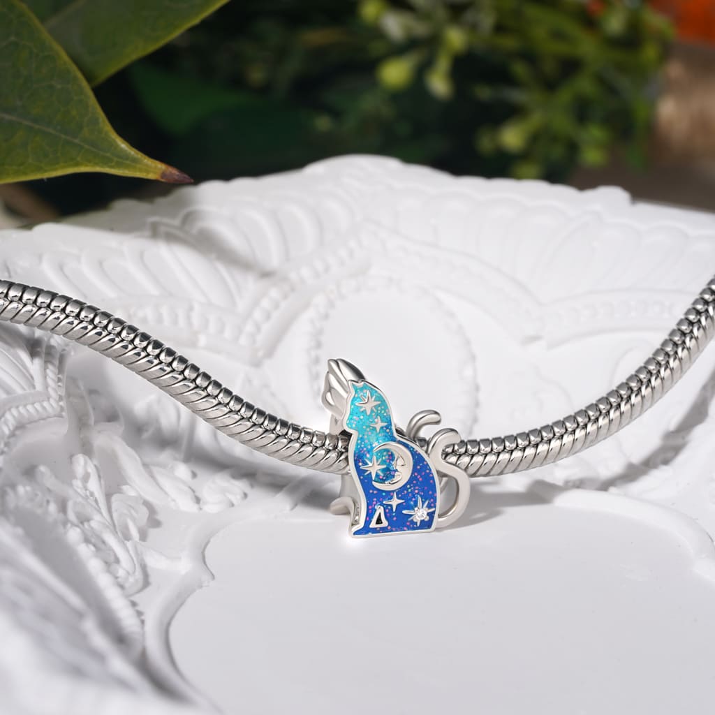 Gnoce Cat Star Moon Charm_3