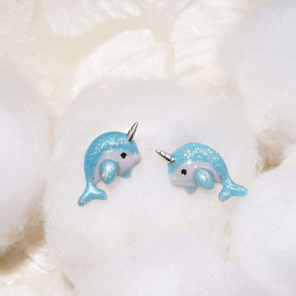 Gnoce Narwhal Stud Earrings_3