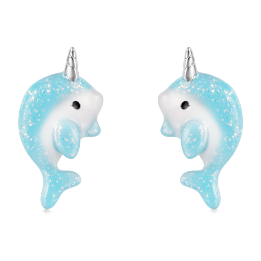 Gnoce Narwhal Stud Earrings_1