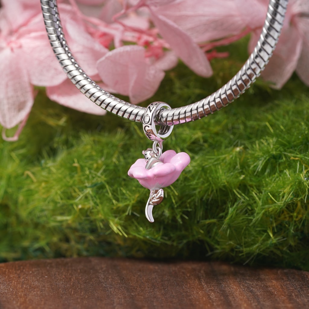 Gnoce Petal Bed Thumbelina Pendant Dangle Charm_3