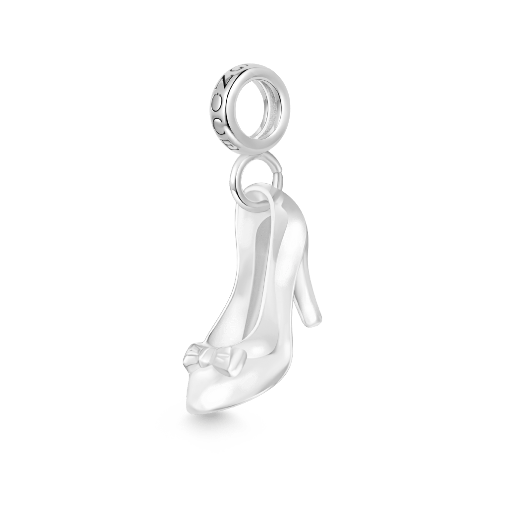 Gnoce Cinderella Glass Slipper Pendant Dangle Charm_1