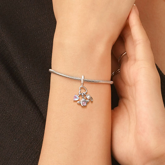 Gnoce Baby Bottle Triple Pendant Dangle Charm_6