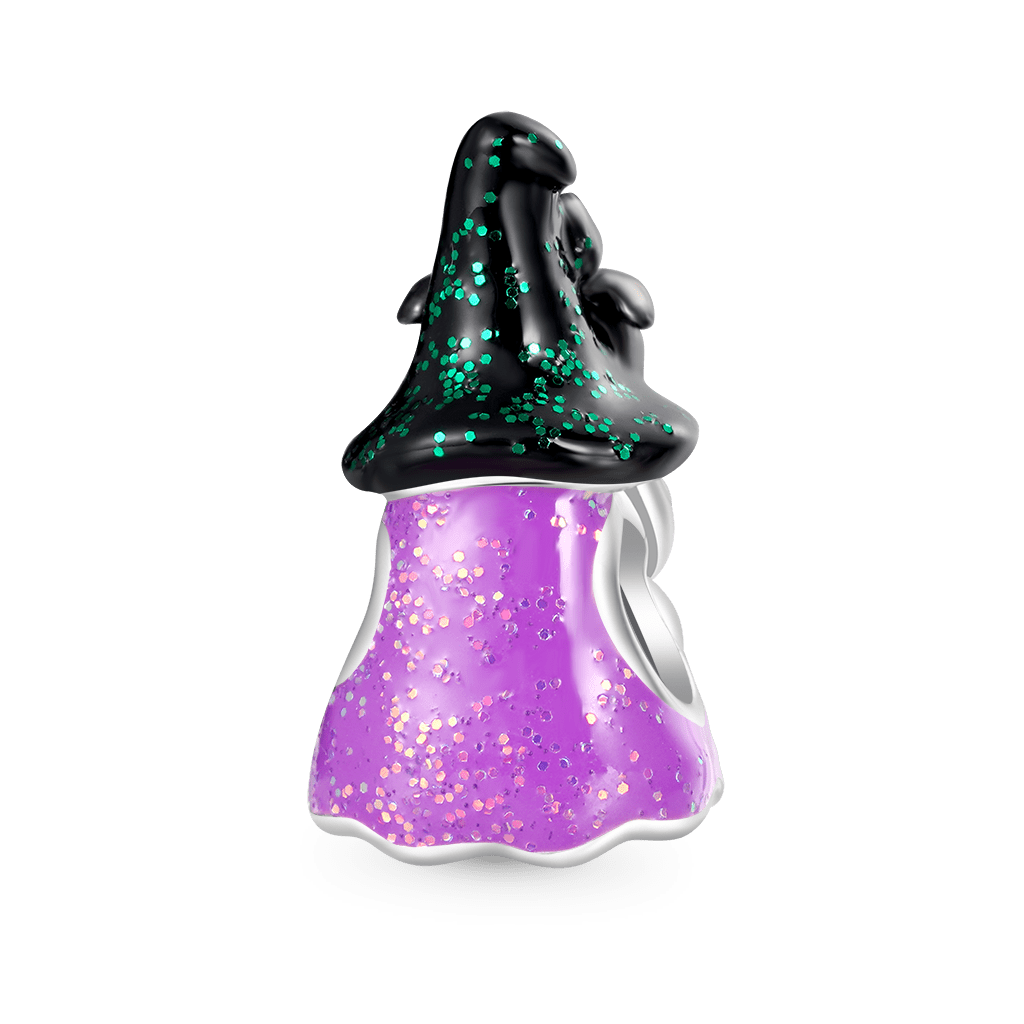 Gnoce Halloween Gnome Witch Spider Hat Charm_2