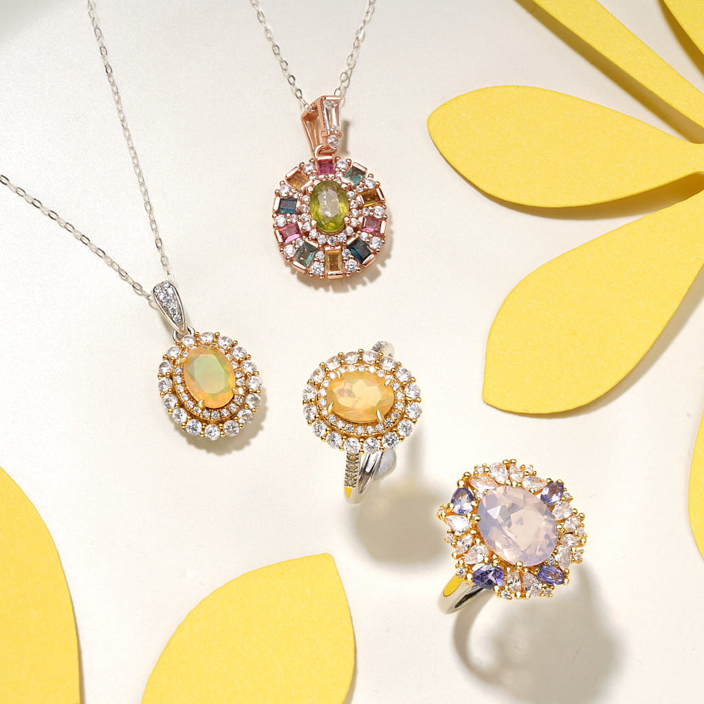 Gnoce Adjustable Oval-cut Citrine Promise Ring_3