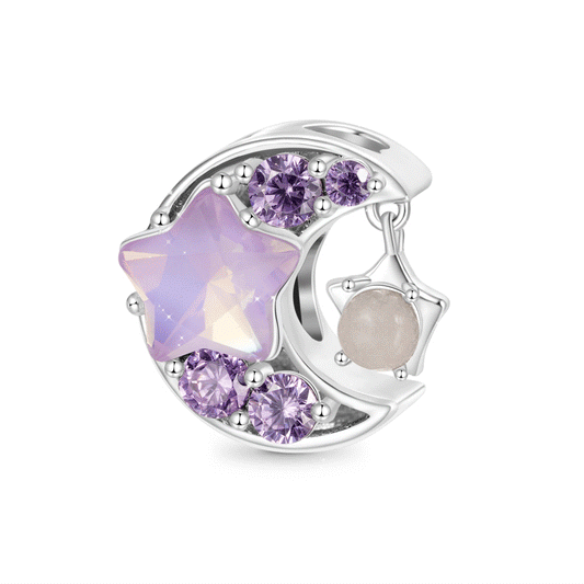 Gnoce Purple Star Moon Glow-in-the-Dark Charm_1