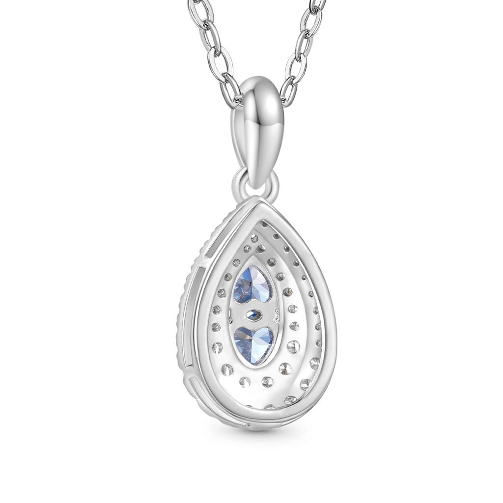 Gnoce Teardrop Birthstone Anniversary Necklace_3