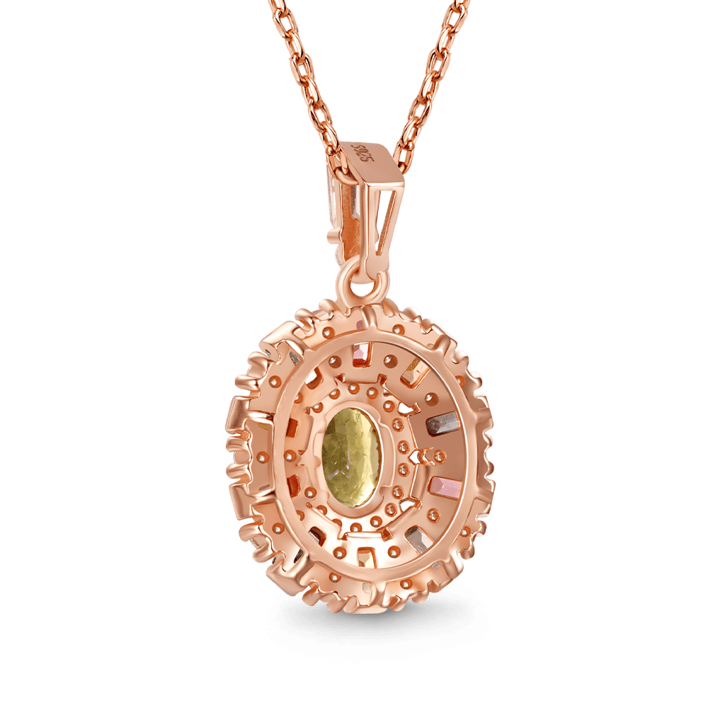 Gnoce Tourmaline Multicolor Necklace_2