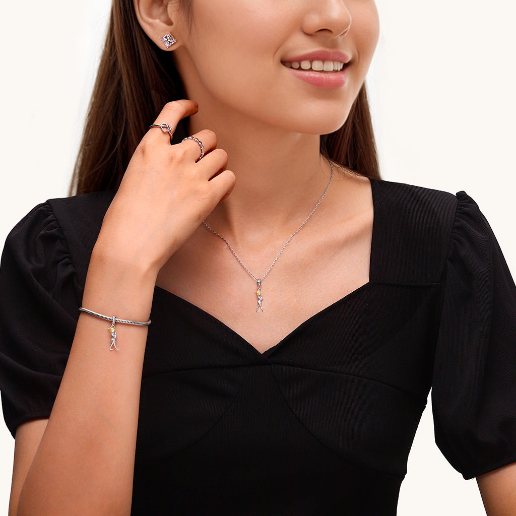 Gnoce Naughty Fairy Puck Pendant Dangle Charm_4