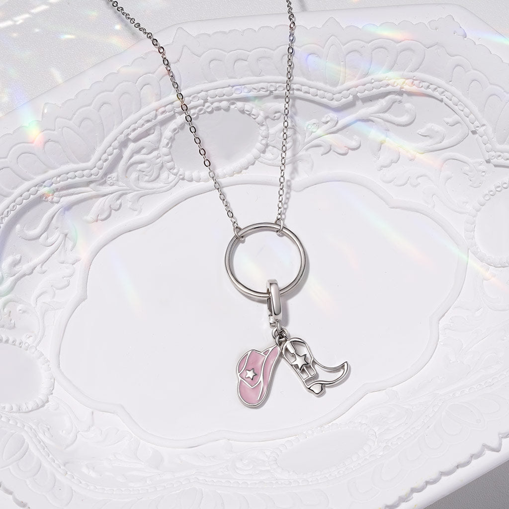 Gnoce Simple Circle Link Necklace_3