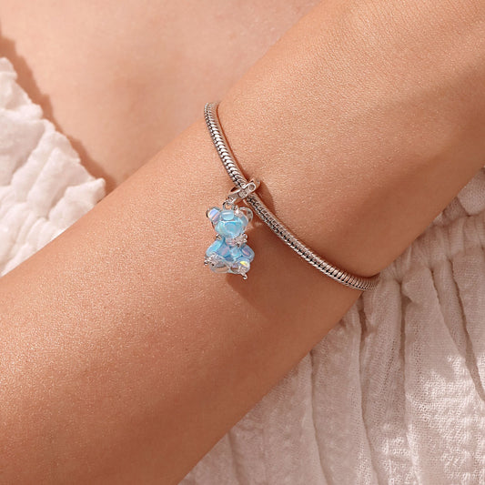 Gnoce Blue Dream Bear Pendant Dangle Charm_5