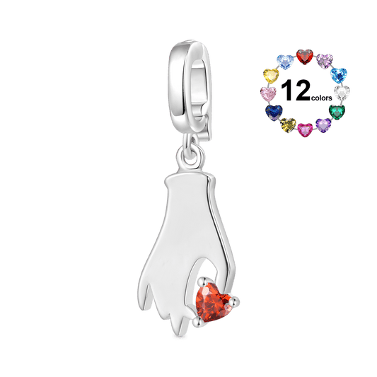Gnoce Birthstone Love Gesture Clasp Clusters Charm_1