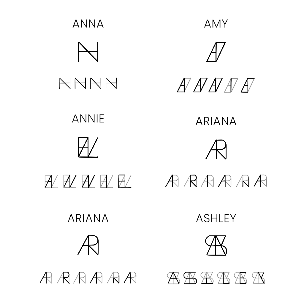 Gnoce Minimalist Monogram Name Exclusive Necklace_5