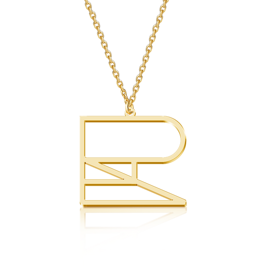 Gnoce Minimalist Monogram Name Exclusive Necklace_1