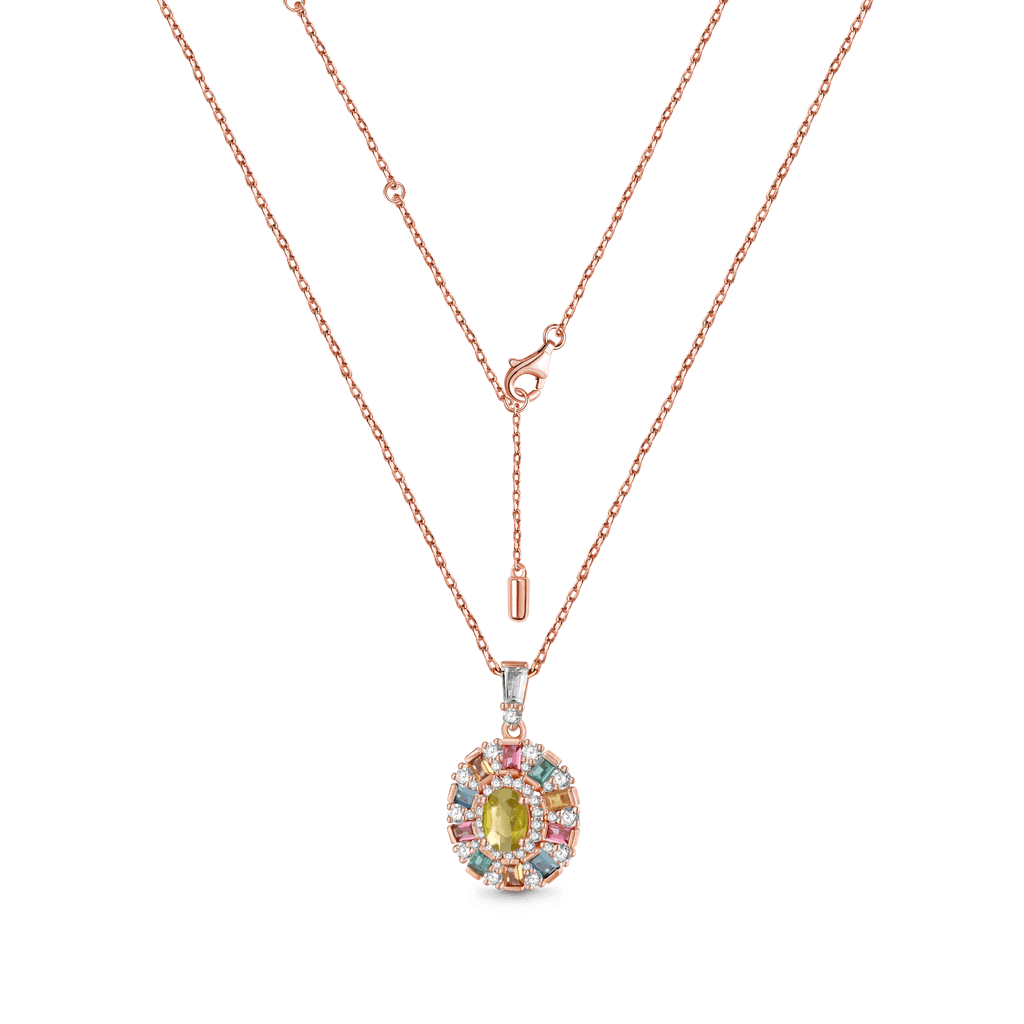 Gnoce Tourmaline Multicolor Necklace_3