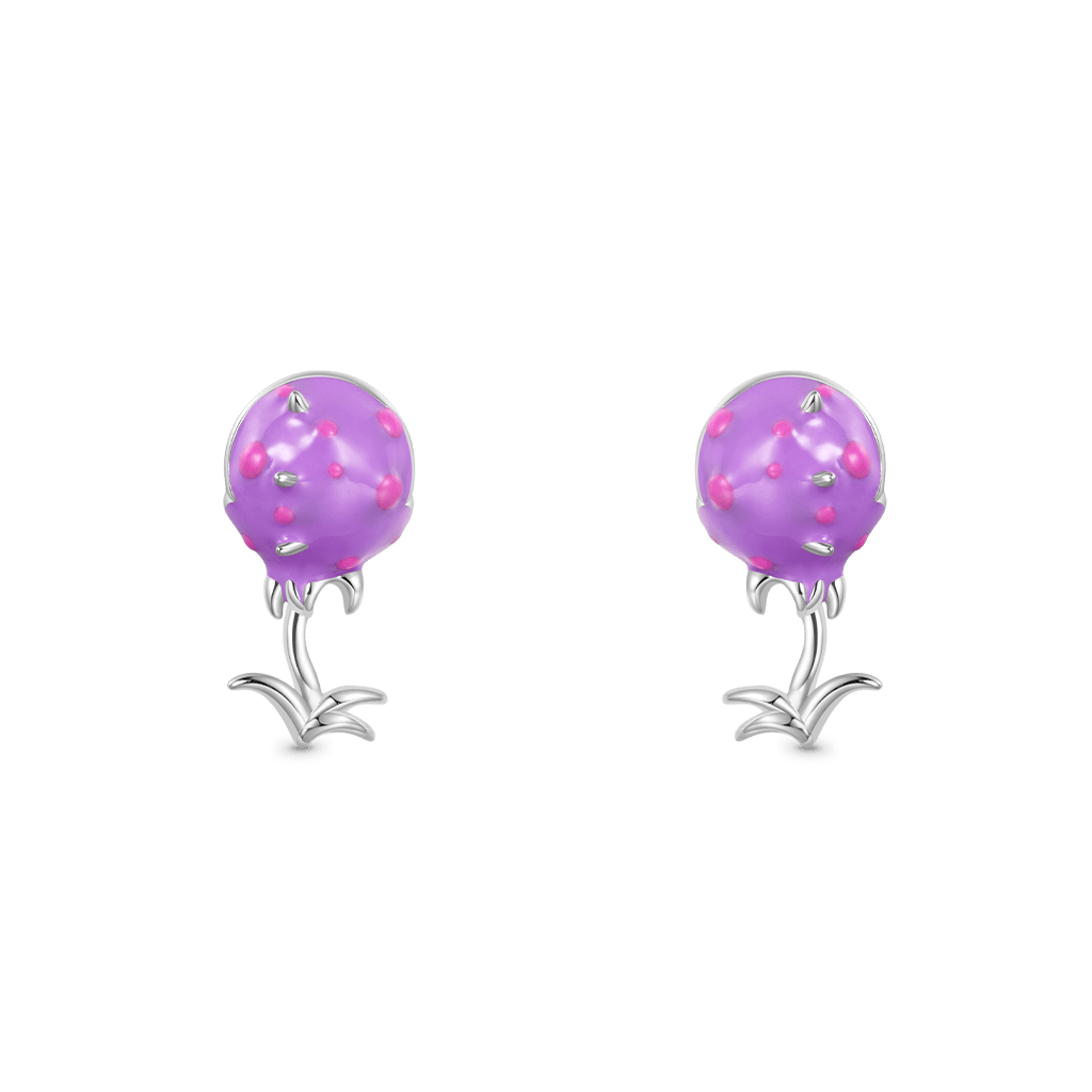 Gnoce Piranha Flower Stud Earrings_1