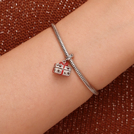 Gnoce Christmas Gift Box Engravable Card Pendant Dangle Charm_7