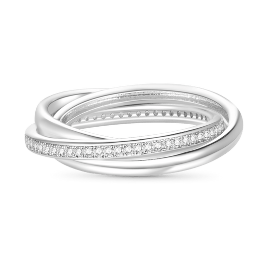 Gnoce Trinity CZ Birthstone Eternity Rings_1