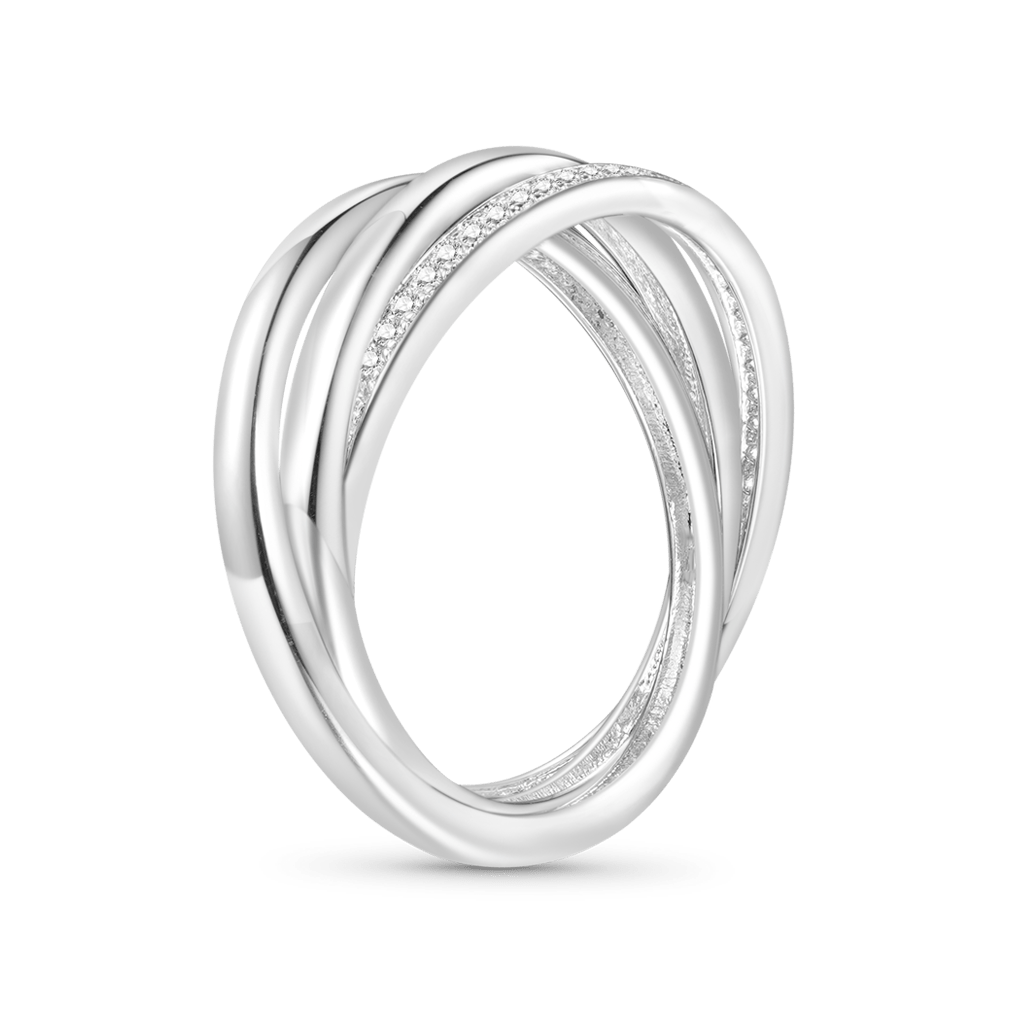 Gnoce Trinity CZ Birthstone Eternity Rings_3