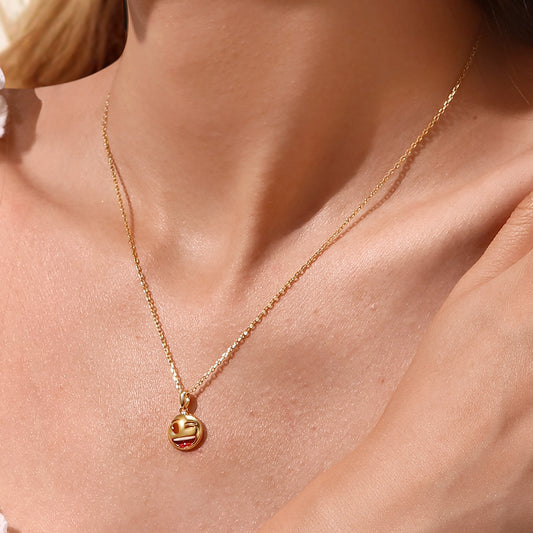 Gnoce emoji Smiling Face with Big Eyes Charm_6