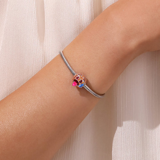 Gnoce emoji Fever Hot Sweaty Face Charm_5