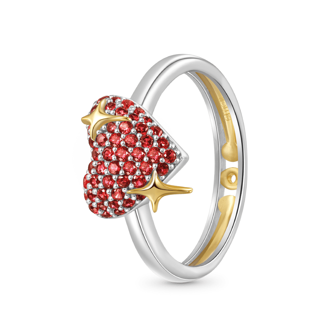 Gnoce emoji Sparking Heart Ring_2