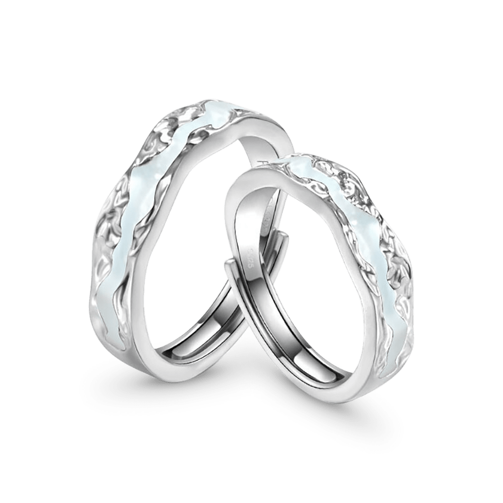 Gnoce ‘Light Years Away’ Adjustable Luminous Couple Rings_1