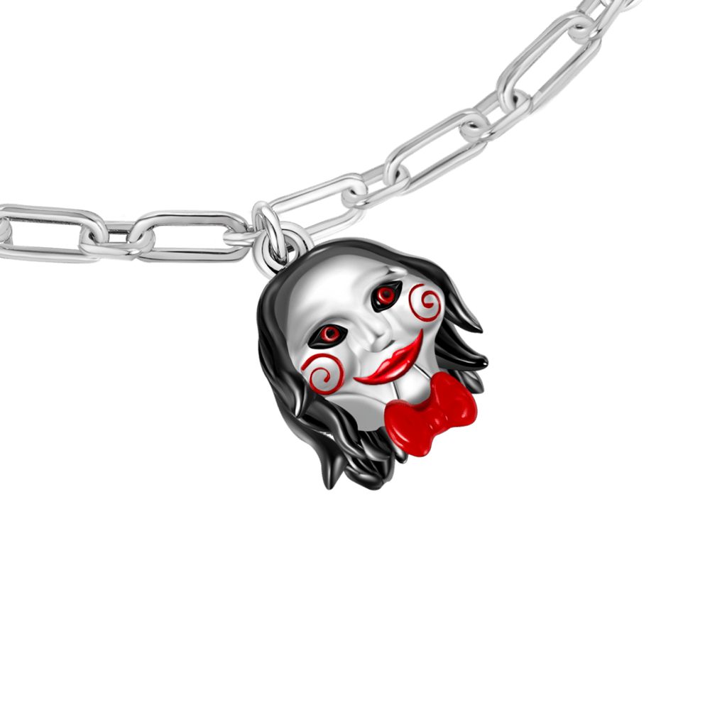 Gnoce Horror SAW Billy Severed Leg Chain Bracelet_4