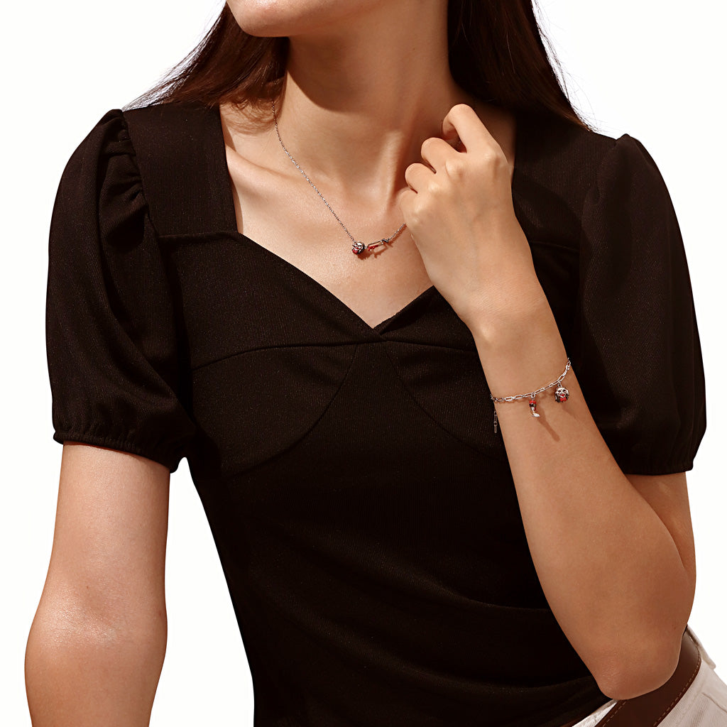 Gnoce Horror SAW Billy Severed Leg Chain Bracelet_6