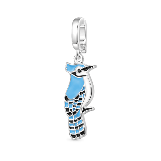 Gnoce Blue Black Jay Clasp Clusters Charm_1