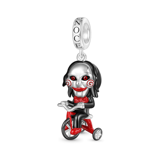 Gnoce Horror SAW Billy Tricycle Pendant Dangle Charm_1