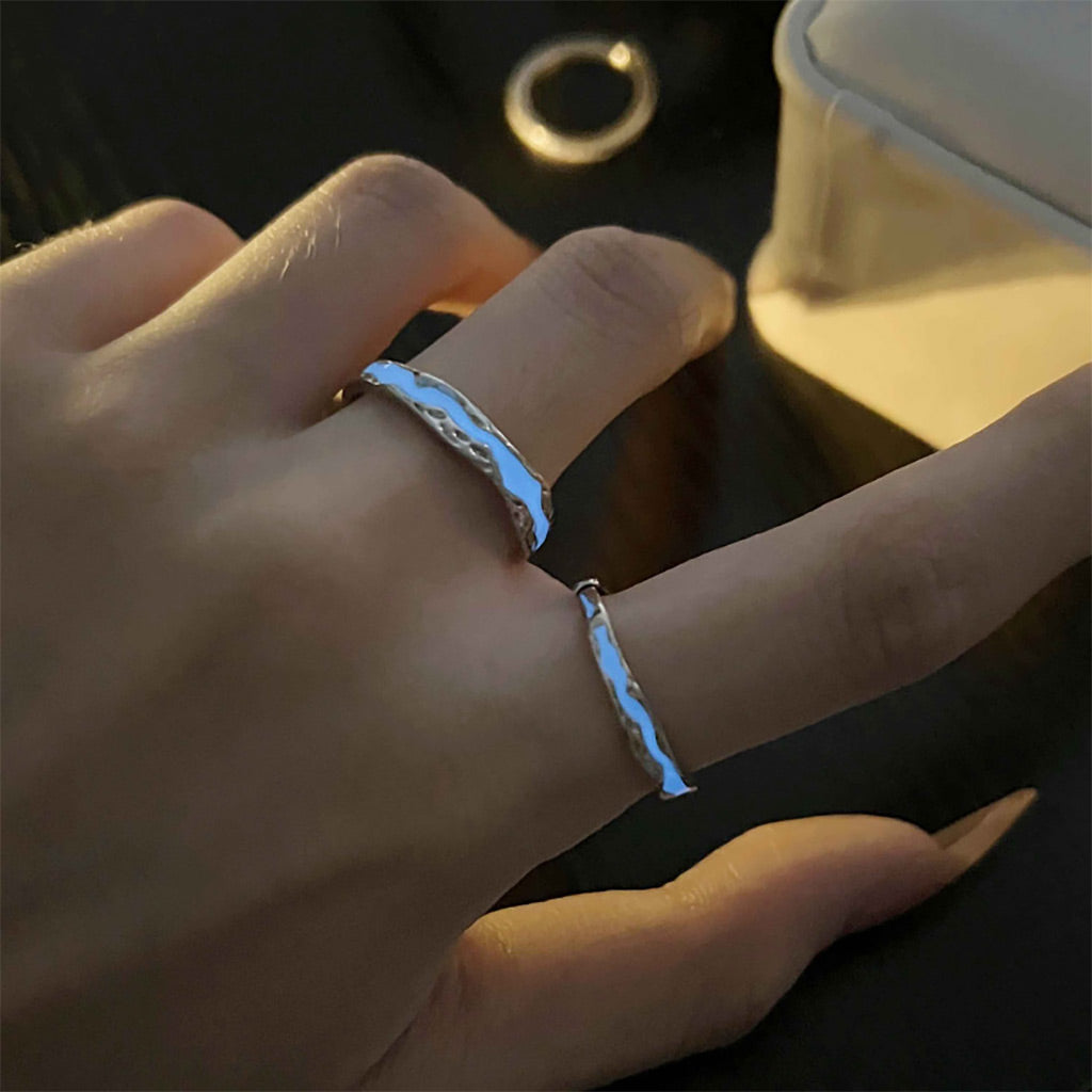 Gnoce ‘Light Years Away’ Adjustable Luminous Couple Rings_6