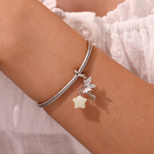 Gnoce Forest Fairy Glow-in-the-Dark Star Pendant Dangle Charm_6