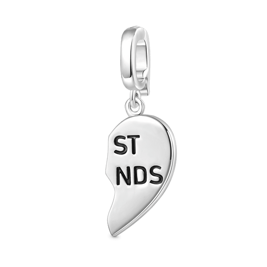 Gnoce Best Friend Right Heart Clasp Clusters Charm_1
