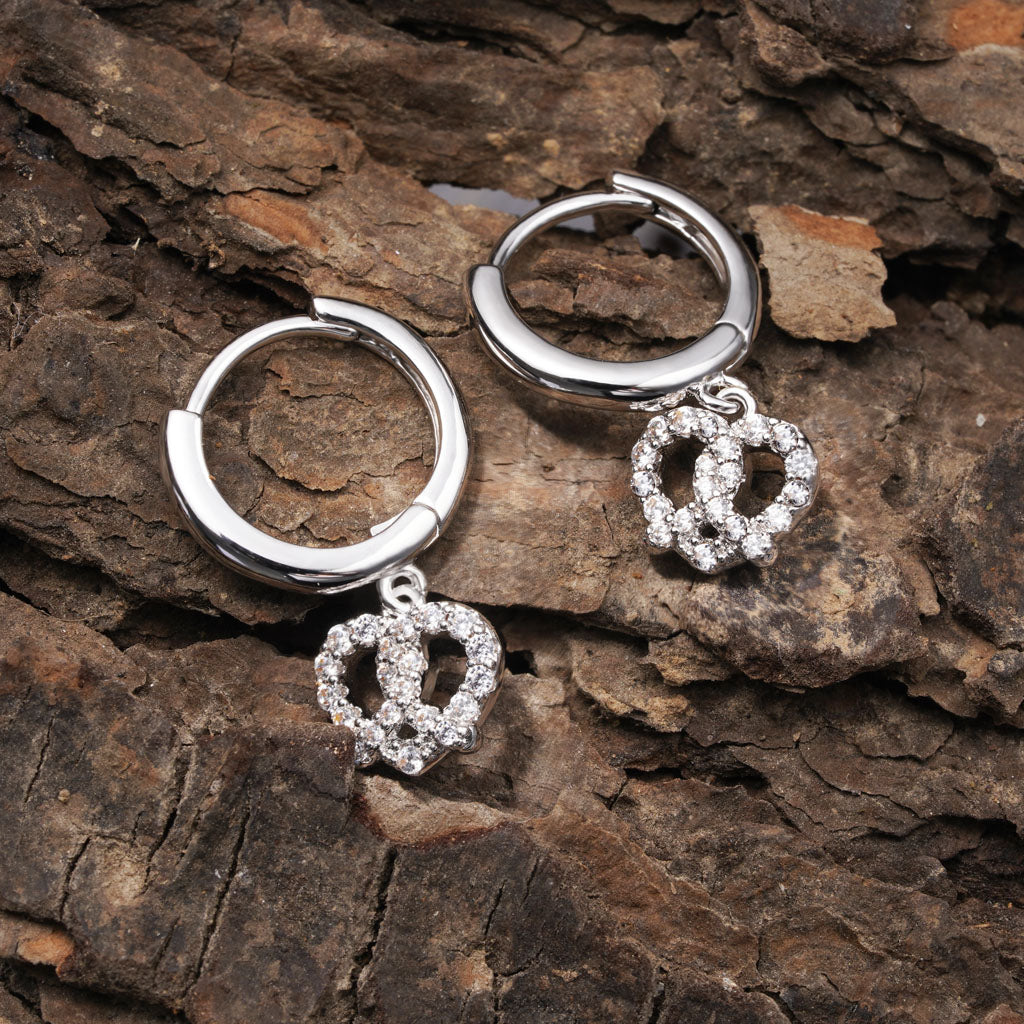 Gnoce Pretzel  Food Hoop Earrings_3