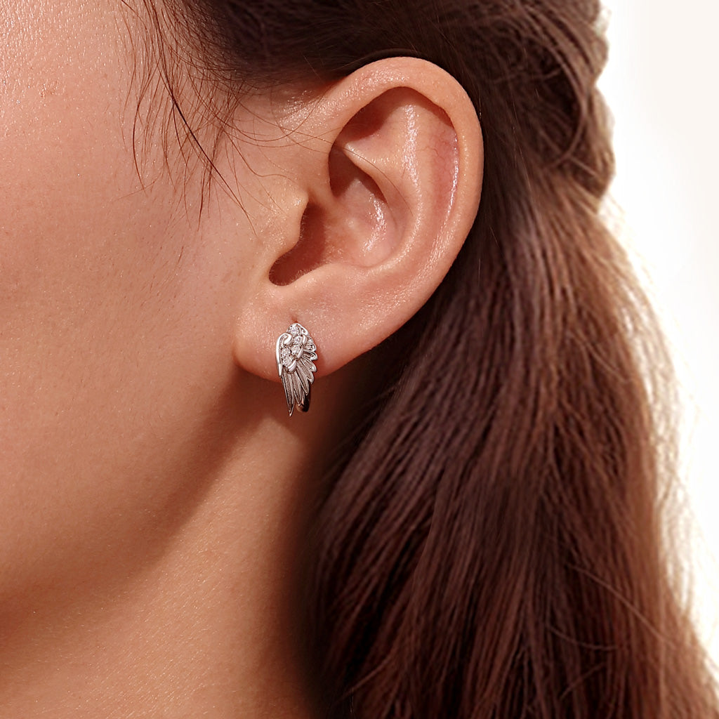 Gnoce Angel Wing Hoop Earrings_5