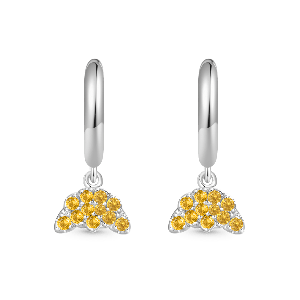 Gnoce Croissant Bread Hoop Earrings_1