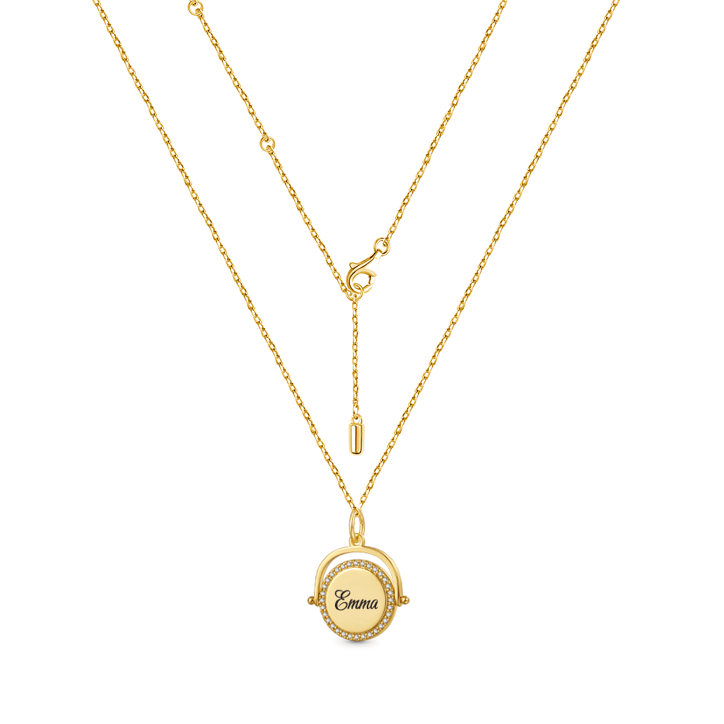 Gnoce Personalized Fidget Toy Anti Anxiety Necklace_3