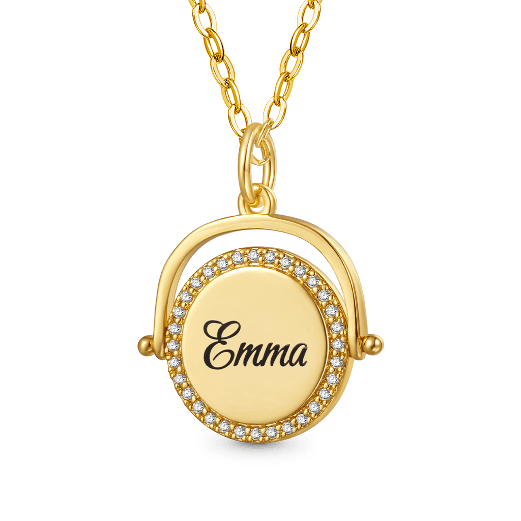 Gnoce Personalized Fidget Toy Anti Anxiety Necklace_1