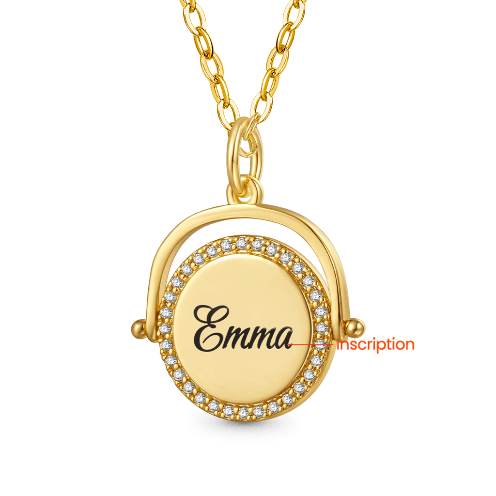 Gnoce Personalized Fidget Toy Anti Anxiety Necklace_4